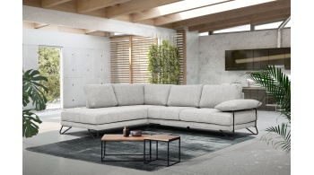 Canapé d'angle gauche 5 places LORI