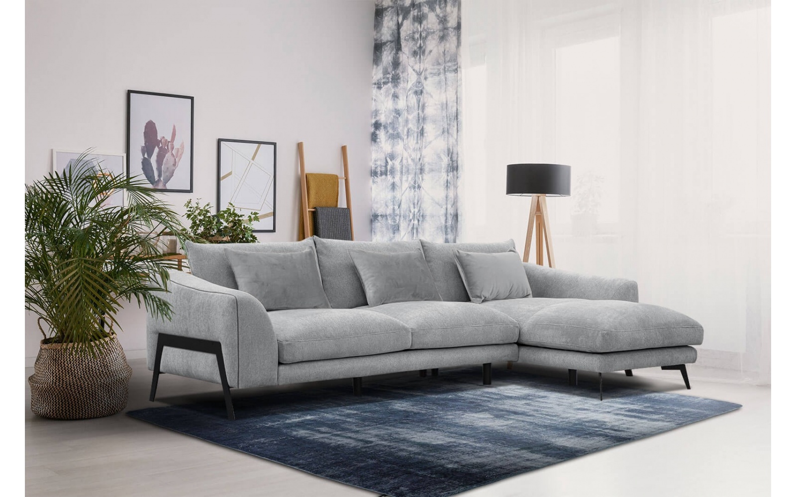 Canapé d'angle droit 4 places WINTER