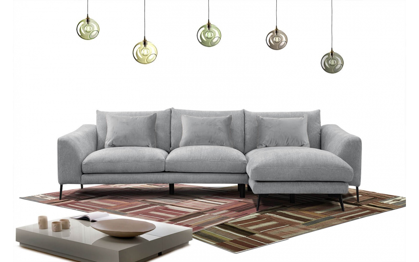 Canapé d'angle droit 4 places WINTER