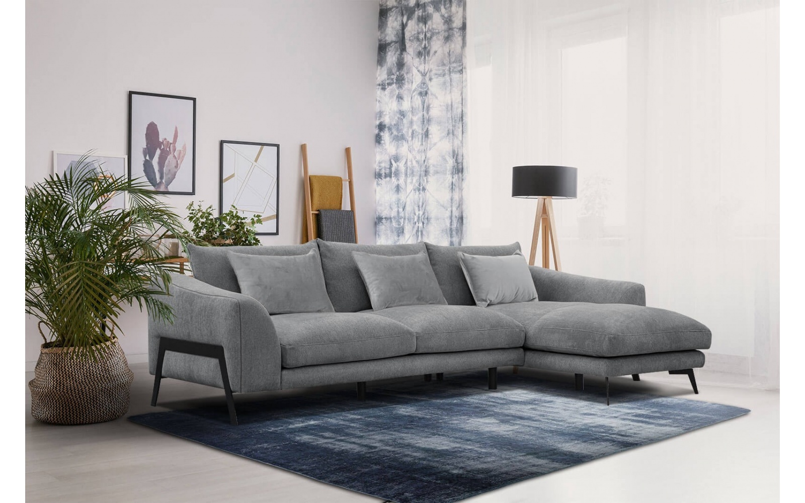 Canapé d'angle droit 4 places WINTER