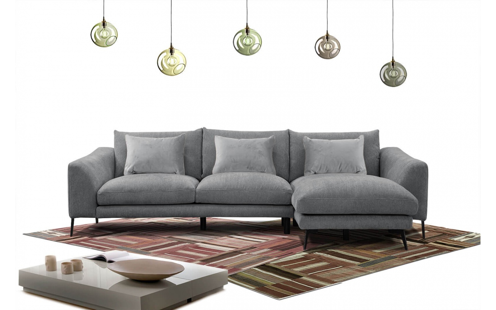 Canapé d'angle droit 4 places WINTER