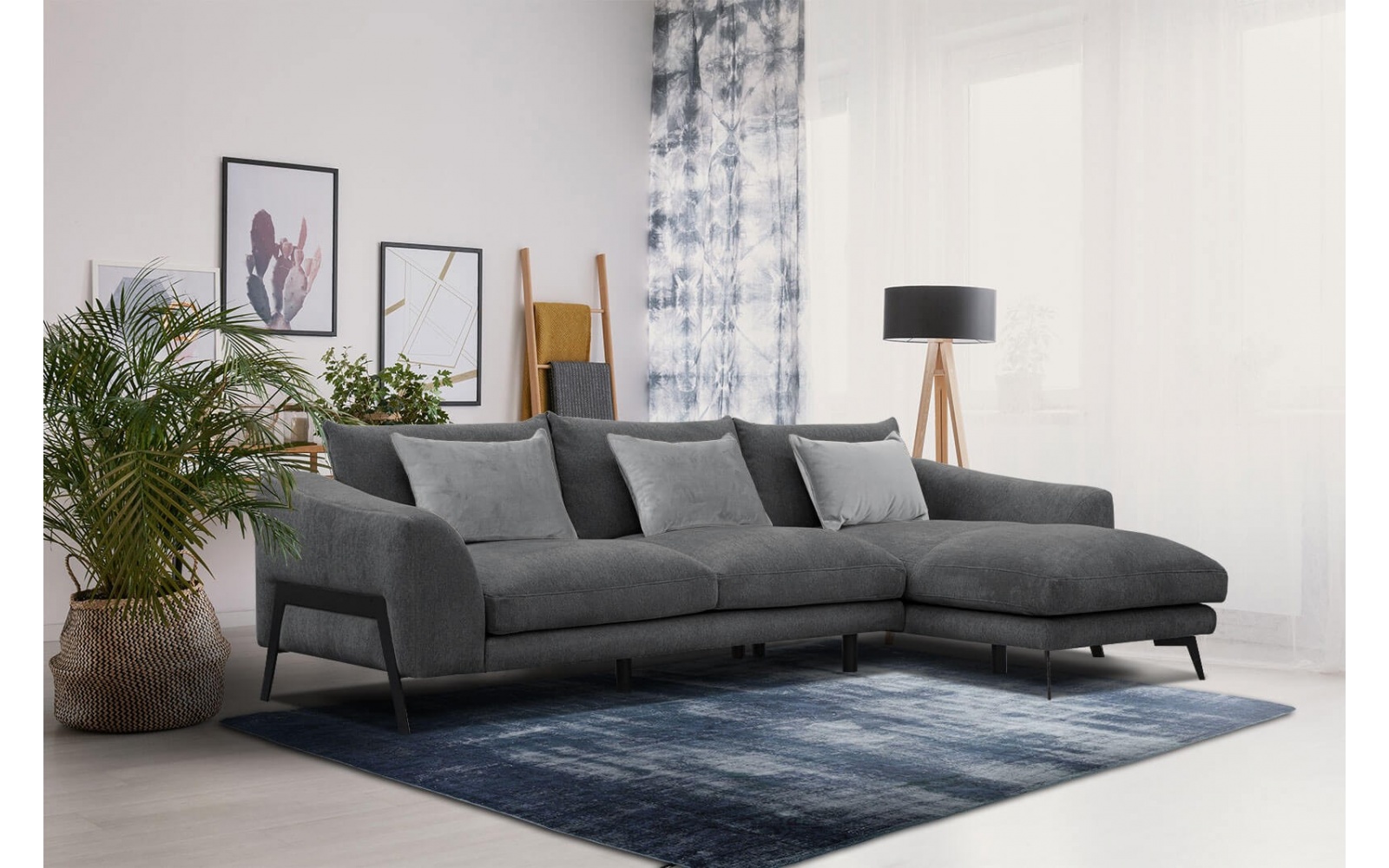 Canapé d'angle droit 4 places WINTER