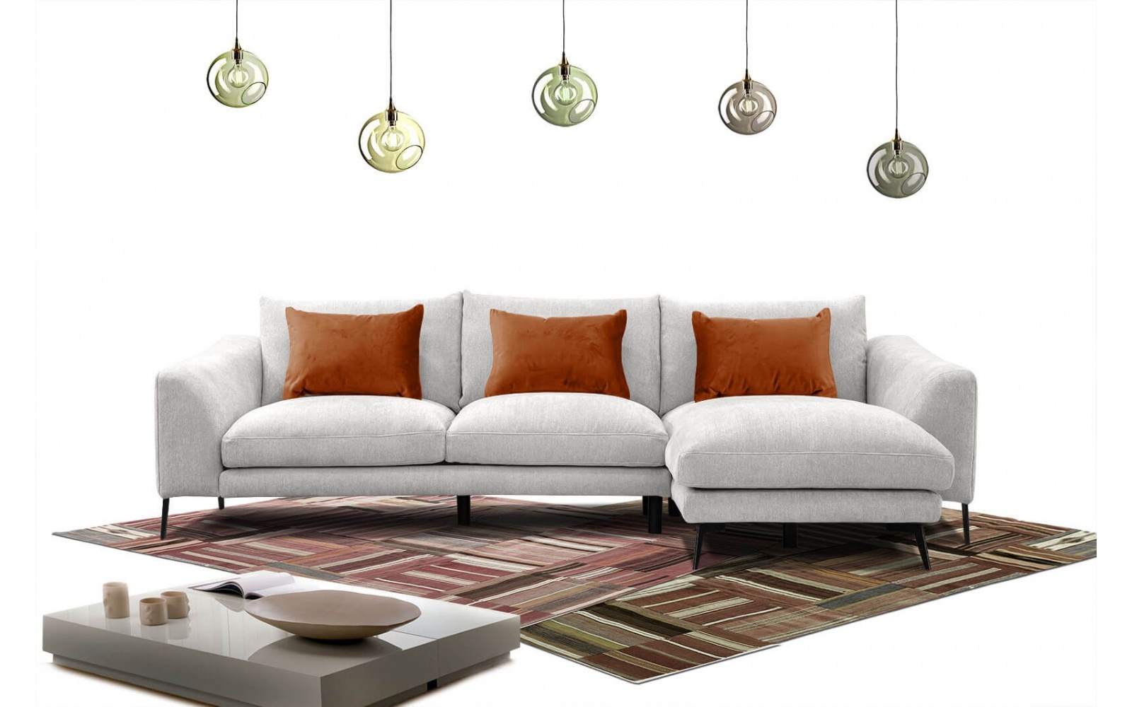 Canapé d'angle droit 4 places WINTER