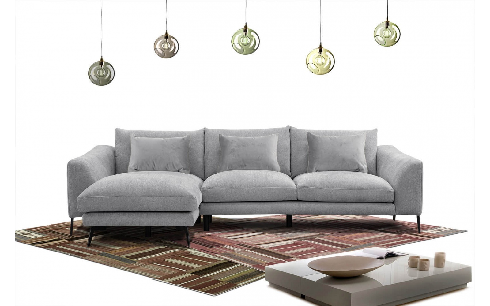 Canapé d'angle gauche 4 places WINTER