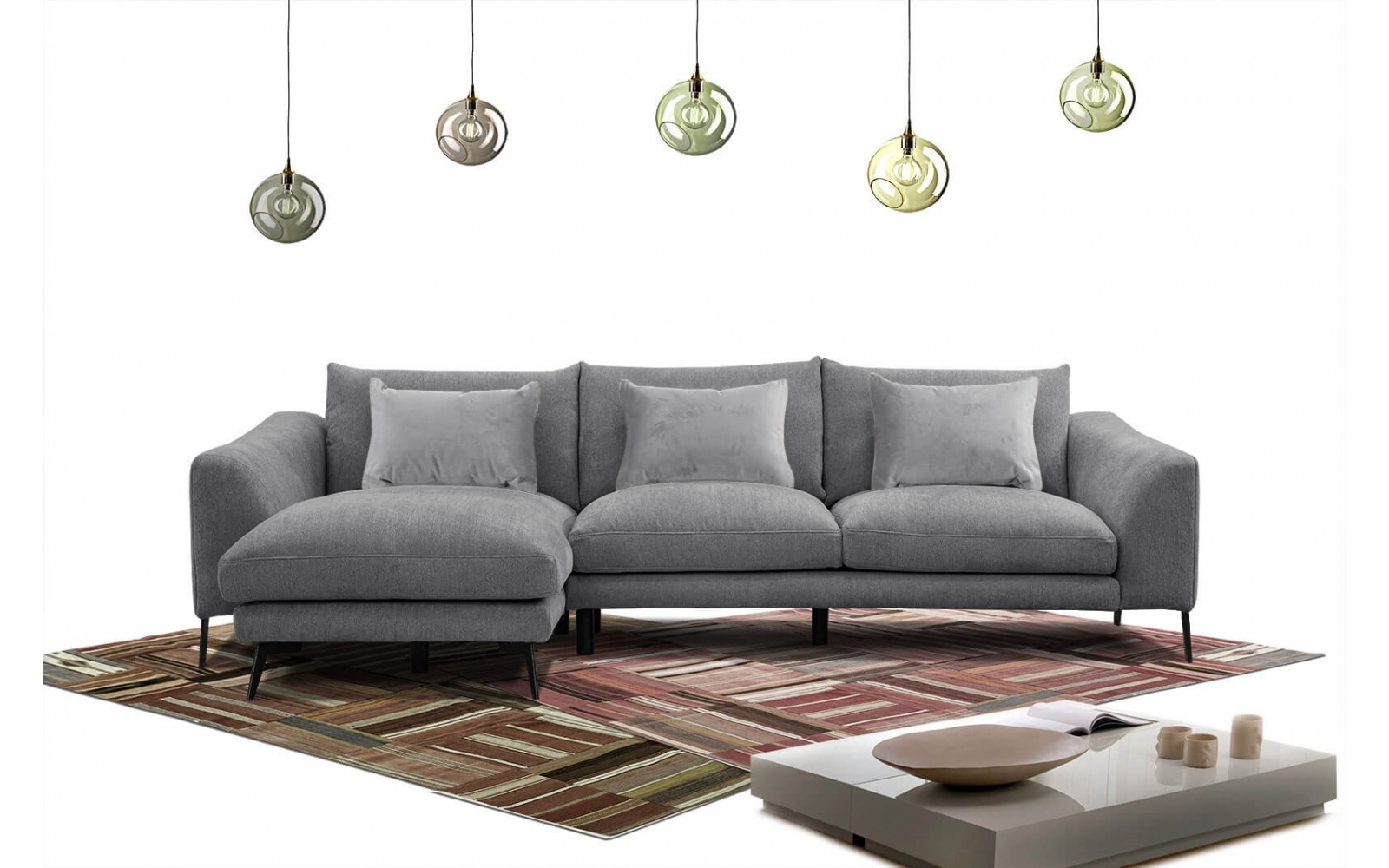 Canapé d'angle gauche 4 places WINTER