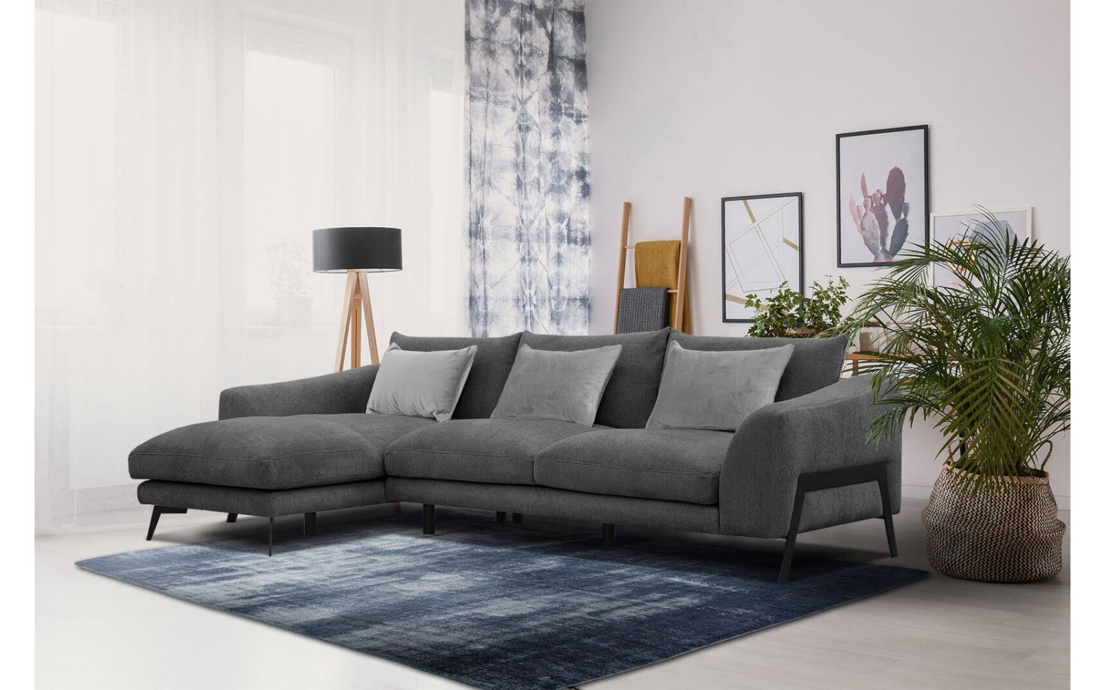 Canapé d'angle gauche 4 places WINTER