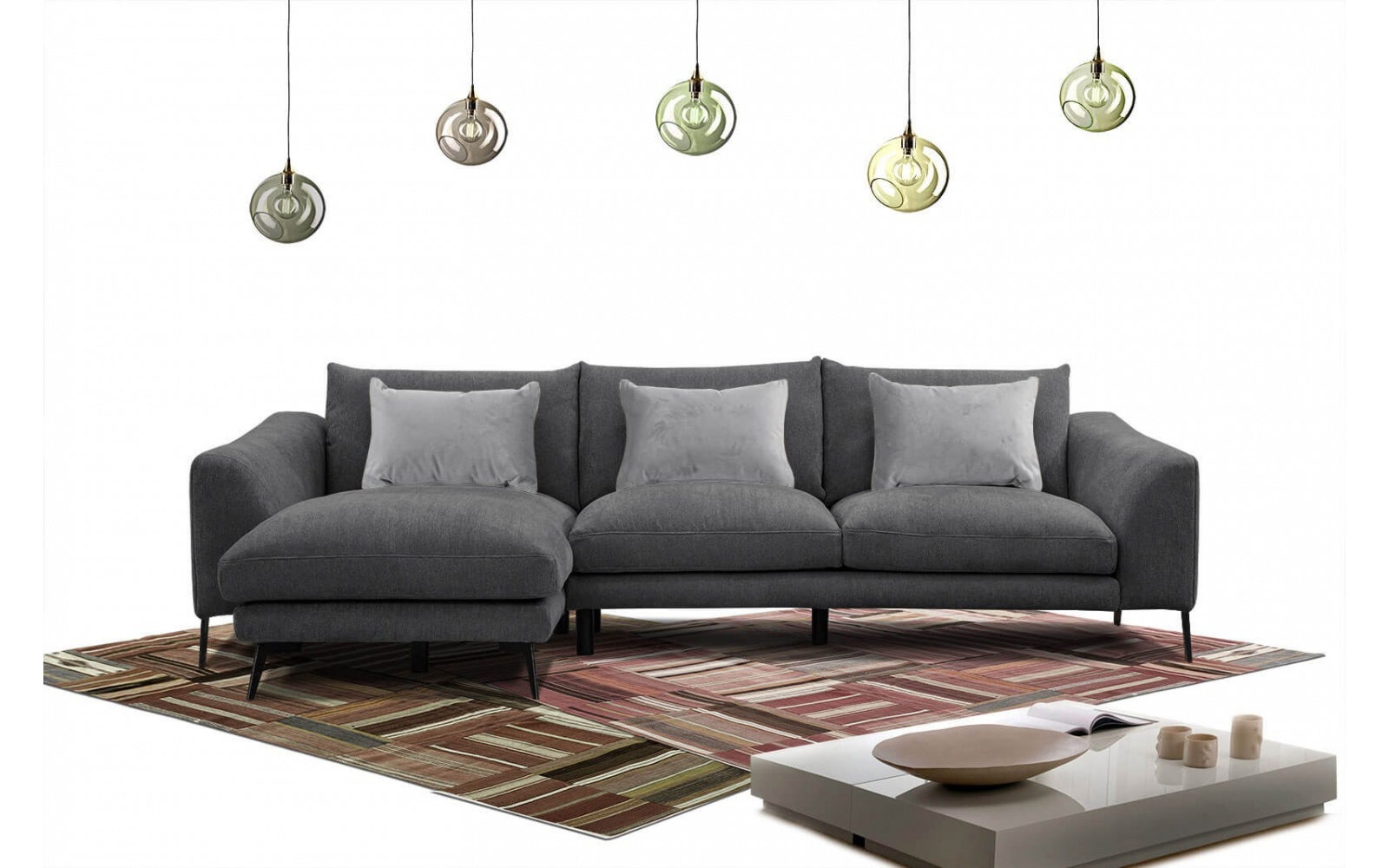 Canapé d'angle gauche 4 places WINTER