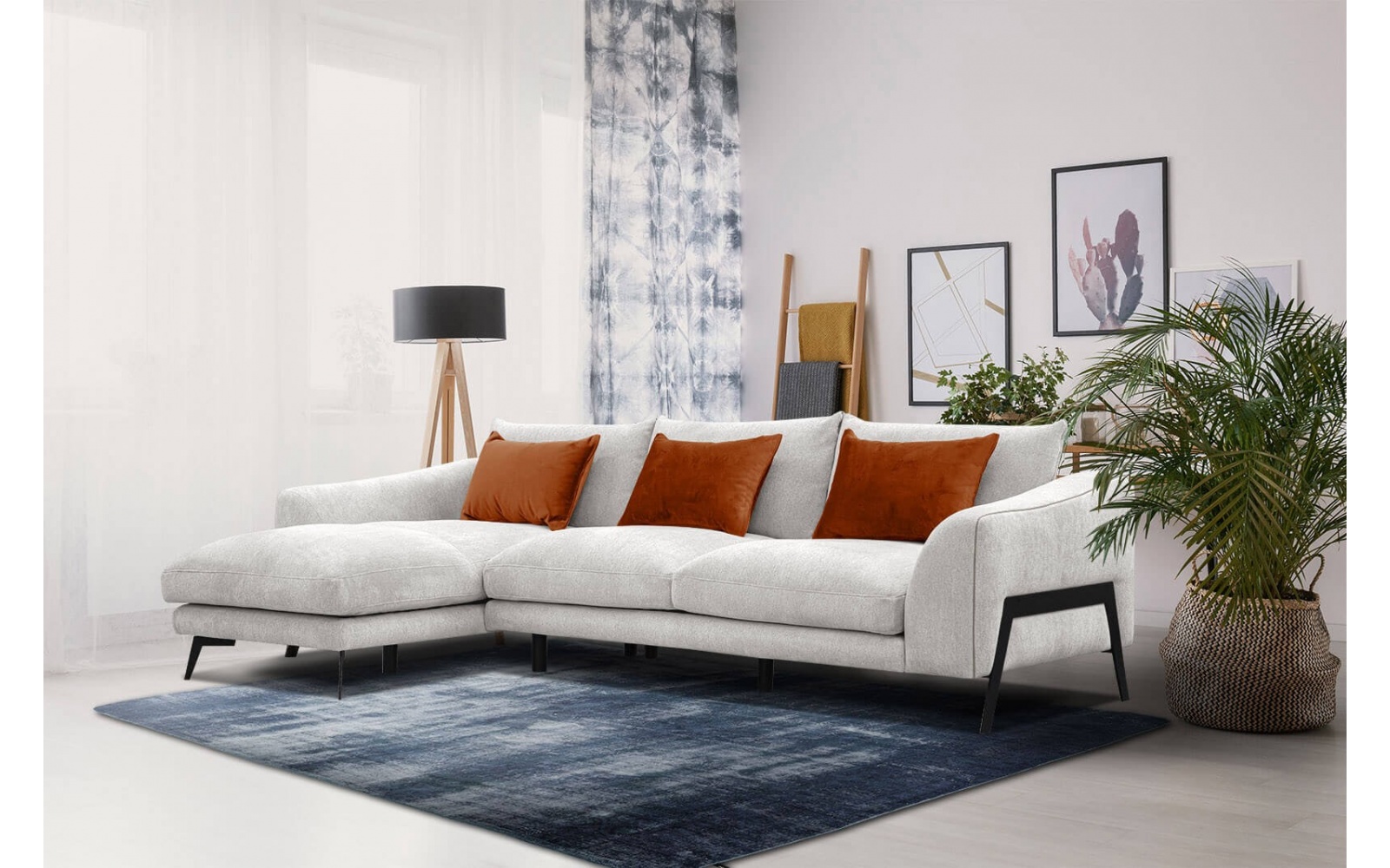 Canapé d'angle gauche 4 places WINTER