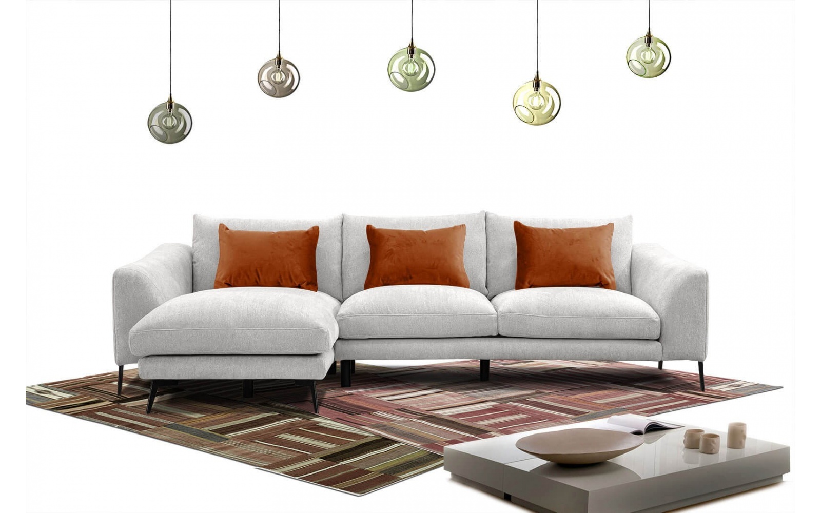 Canapé d'angle gauche 4 places WINTER