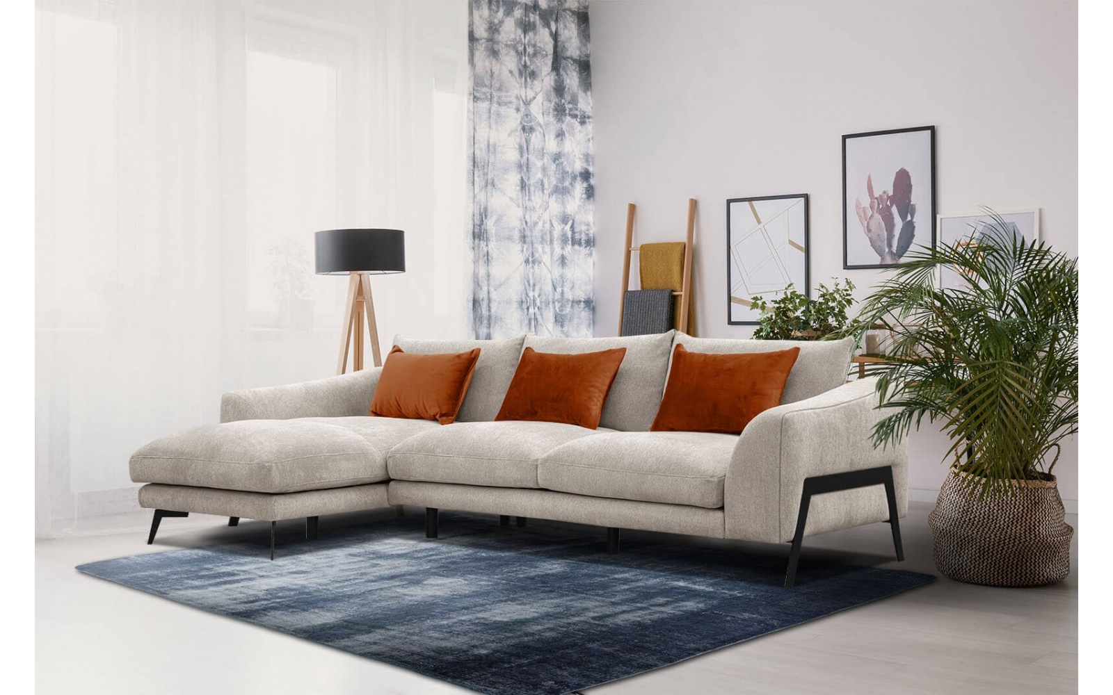 Canapé d'angle gauche 4 places WINTER