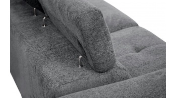 Canapé droit 3 places avec deux relax électriques CALVERA