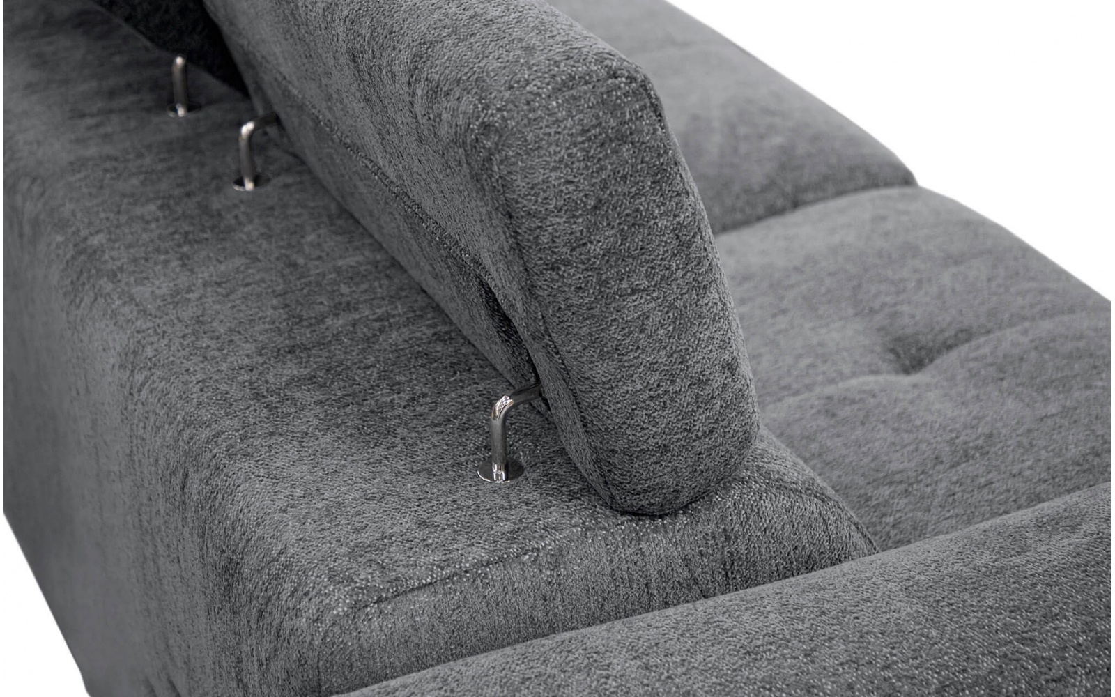 Canapé droit 3 places avec deux relax électriques CALVERA