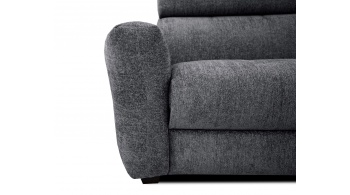 Canapé droit 3 places avec deux relax électriques CALVERA