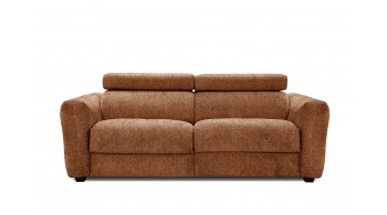 Canapé droit 3 places avec deux relax électriques CALVERA