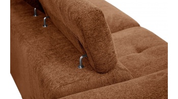 Canapé droit 3 places avec deux relax électriques CALVERA