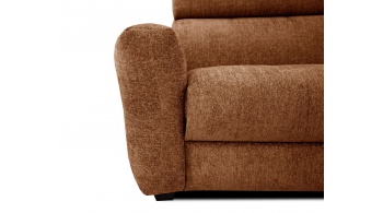 Canapé droit 3 places avec deux relax électriques CALVERA