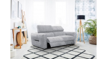 Canapé droit 3 places avec un relax électrique à côté gauche CALVERA