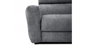 Canapé droit 3 places avec un relax électrique à côté gauche CALVERA