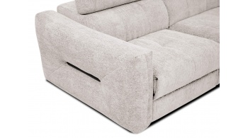 Canapé droit 3 places avec un relax électrique à côté gauche CALVERA