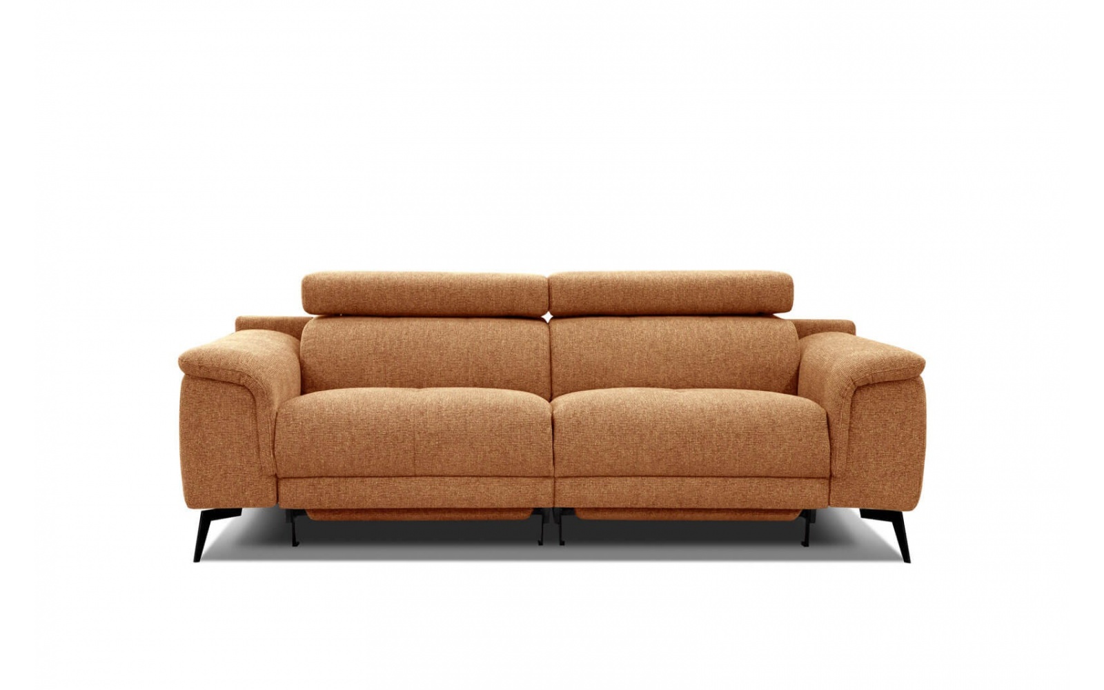 Canapé droit 3 places avec deux relax électriques FIERO