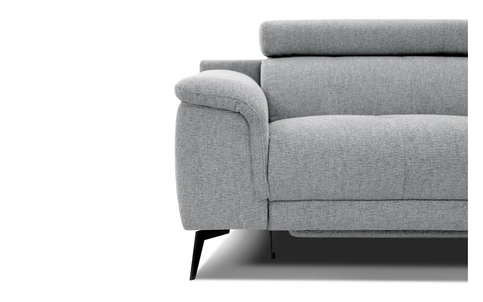 Canapé droit 3 places avec deux relax électriques FIERO