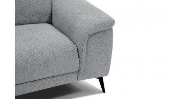 Canapé droit 3 places avec deux relax électriques FIERO