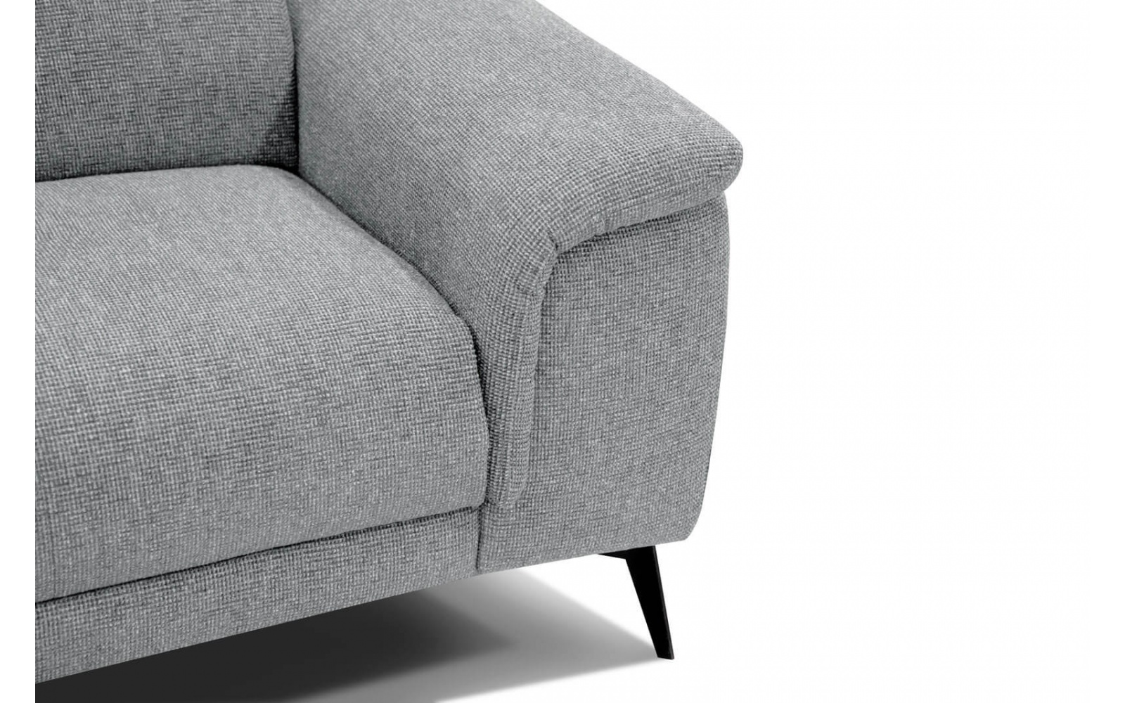 Canapé droit 3 places avec deux relax électriques FIERO