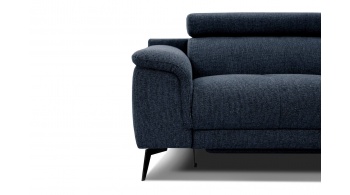 Canapé droit 3 places avec deux relax électriques FIERO