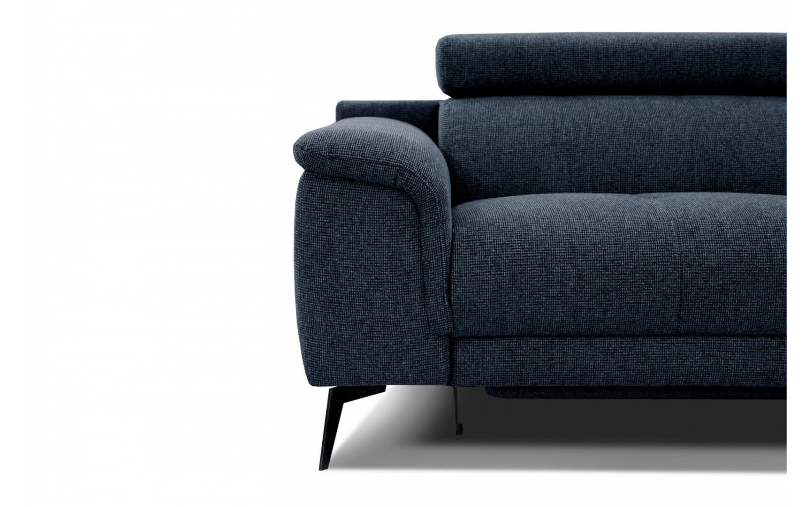 Canapé droit 3 places avec deux relax électriques FIERO