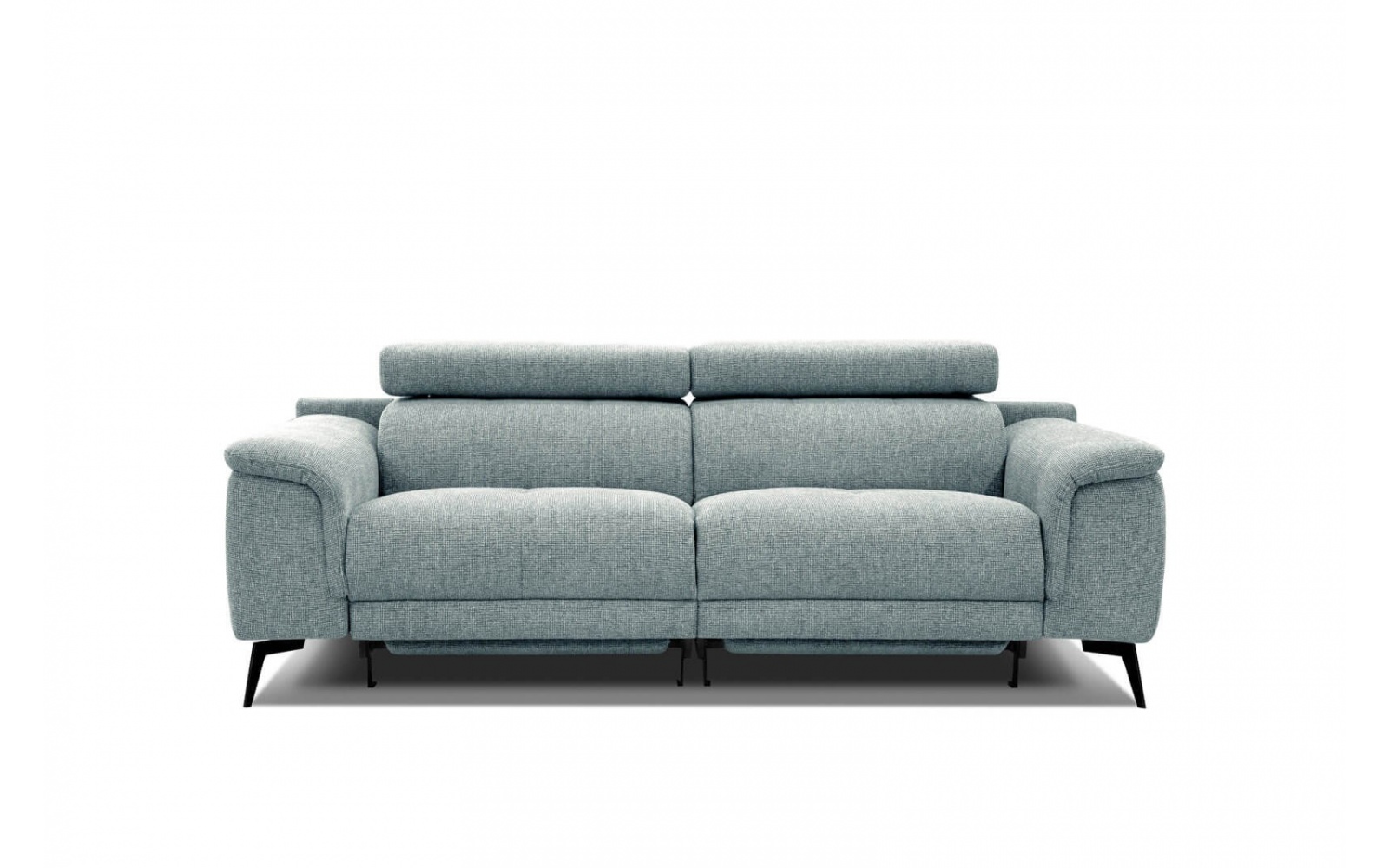 Canapé droit 3 places avec deux relax électriques FIERO