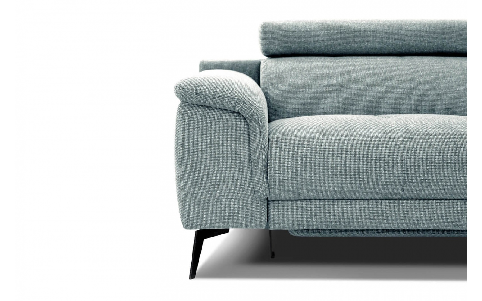 Canapé droit 3 places avec deux relax électriques FIERO