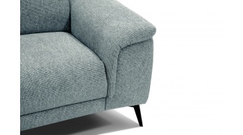 Canapé droit 3 places avec deux relax électriques FIERO