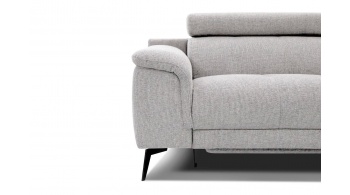 Canapé droit 3 places avec deux relax électriques FIERO