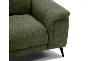 Canapé droit 3 places avec deux relax électriques FIERO