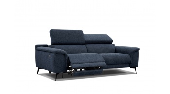 Canapé droit 3 places avec un relax électrique à côté gauche FIERO