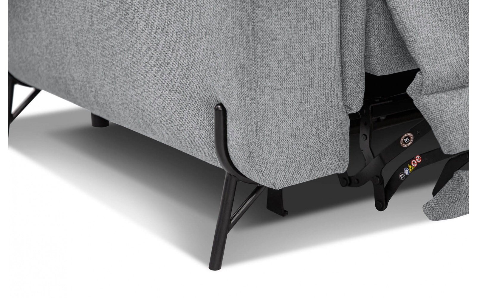 Canapé droit 3 places avec un relax électrique à côté gauche AVENA