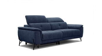 Canapé droit 3 places avec un relax électrique à côté gauche AVENA