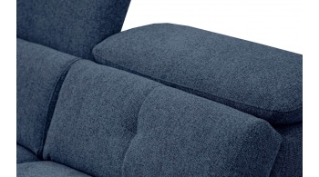 Canapé droit 3 places avec un relax électrique à côté gauche AVENA