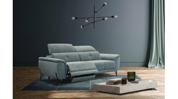 Canapé droit 3 places avec un relax électrique à côté gauche AVENA