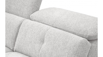 Canapé droit 3 places avec un relax électrique à côté gauche AVENA