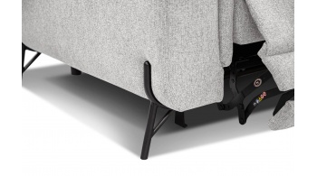 Canapé droit 3 places avec un relax électrique à côté gauche AVENA