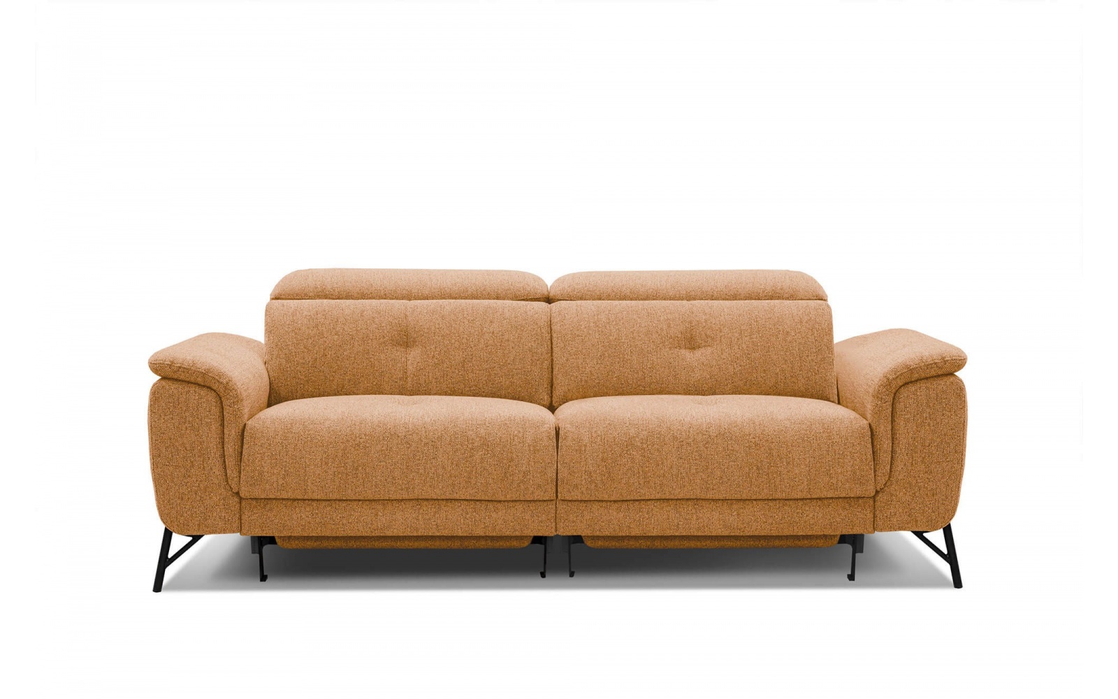 Canapé droit 3 places avec deux relax électriques AVENA