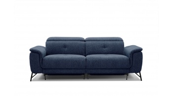 Canapé droit 3 places avec deux relax électriques AVENA