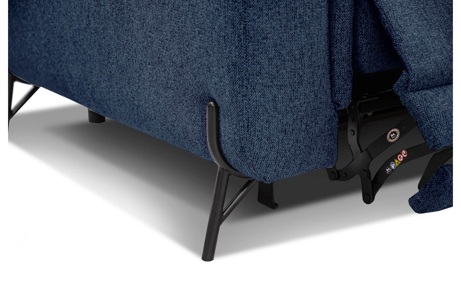 Canapé droit 3 places avec deux relax électriques AVENA