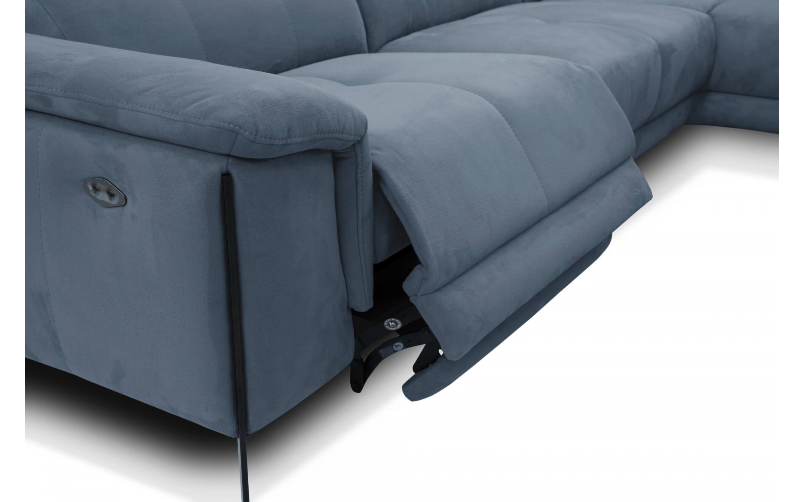 Canapé d'angle droit avec un relax électrique 5 places MATERA