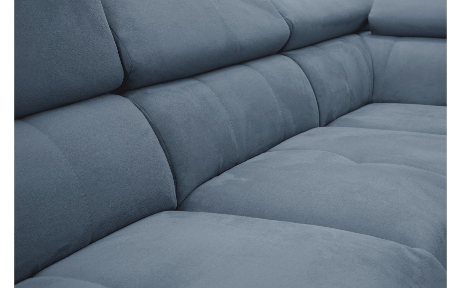 Canapé d'angle droit avec un relax électrique 5 places MATERA