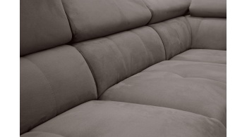 Canapé d'angle droit avec un relax électrique 5 places MATERA