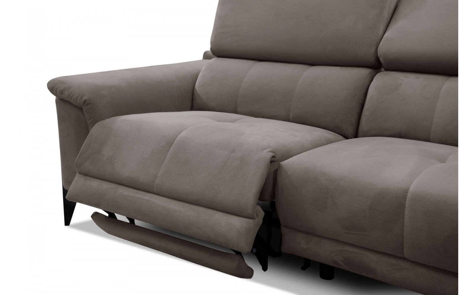 Canapé d'angle droit avec un relax électrique 5 places MATERA
