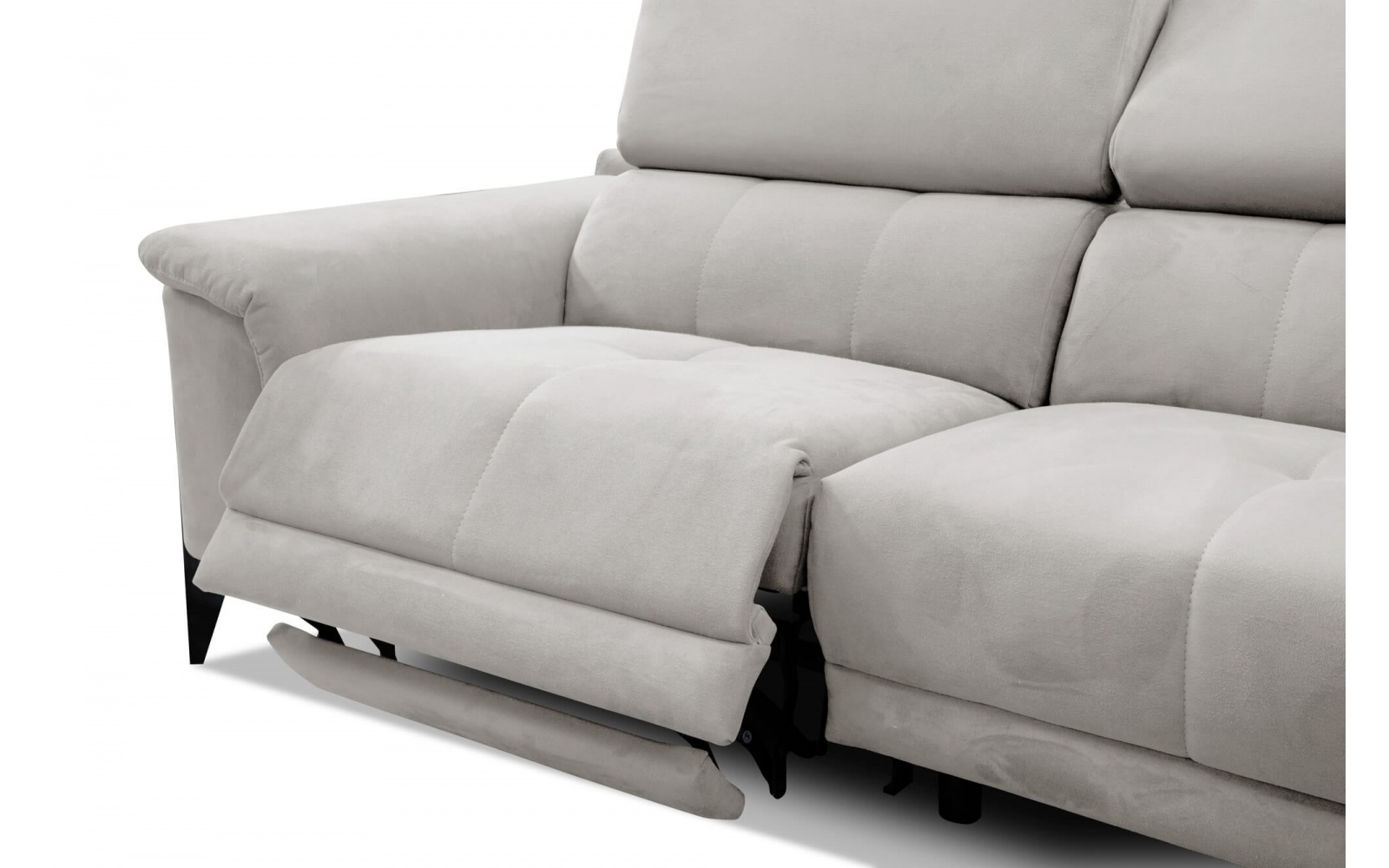 Canapé d'angle droit avec un relax électrique 5 places MATERA