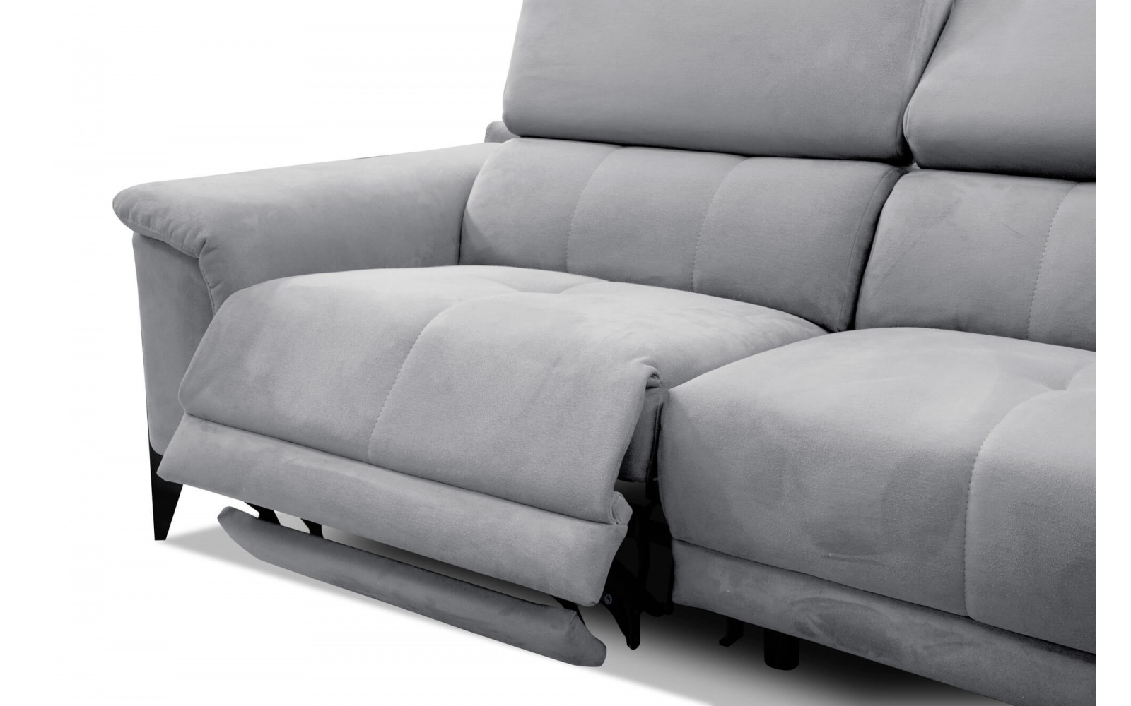 Canapé d'angle droit avec un relax électrique 5 places MATERA